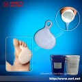 Liquid silicone rubber for orthotic insoles   